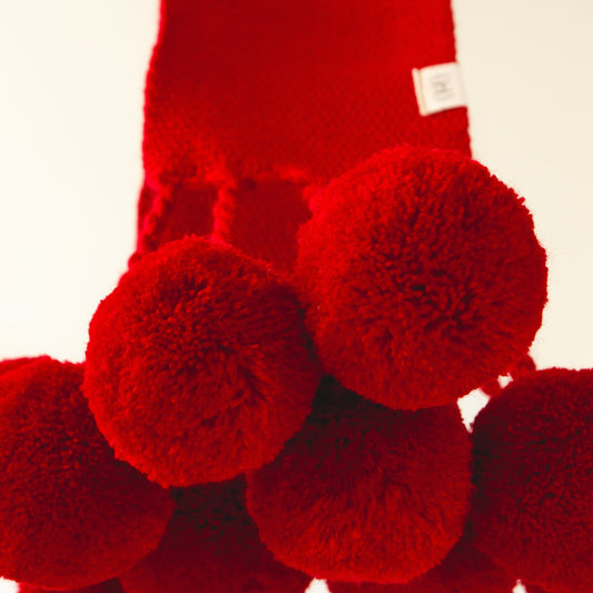 Крайка з помпонами - {МАЛЬВИ}