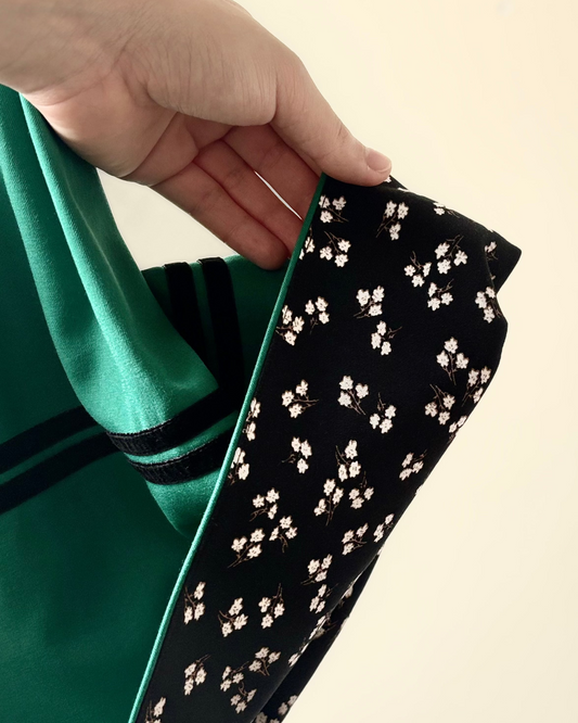 Спідниця на дві стрічки з підбоєм - {МАЛЬВИ}