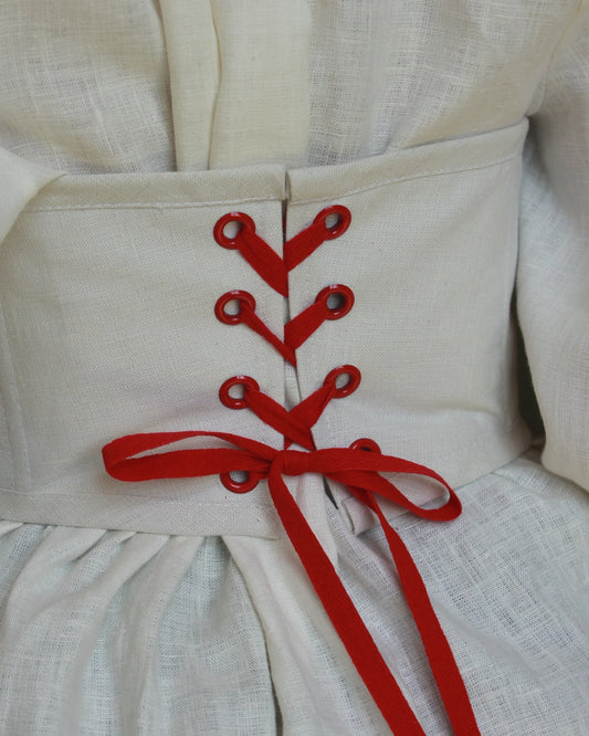 Корсет з обухівською вишивкою