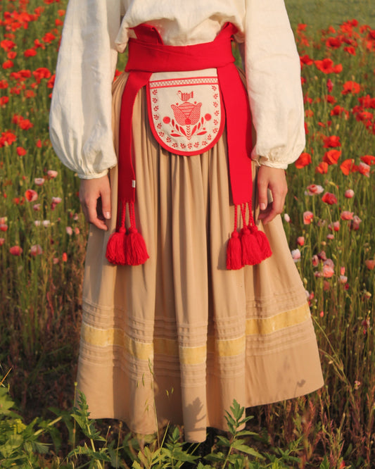 Спідниця з підбоєм - {МАЛЬВИ}