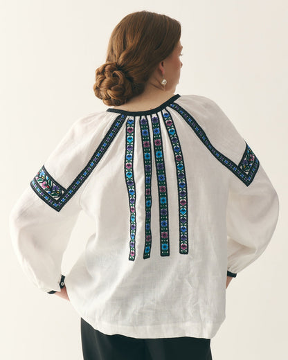 Вишита сорочка "Борщівська" з балабонами