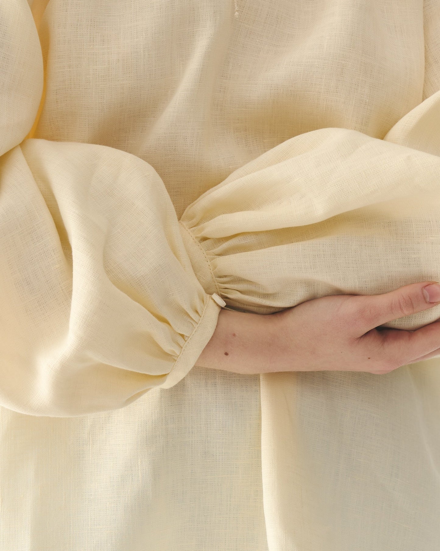 Лляна довга сорочка в етно стилі "Додільна"