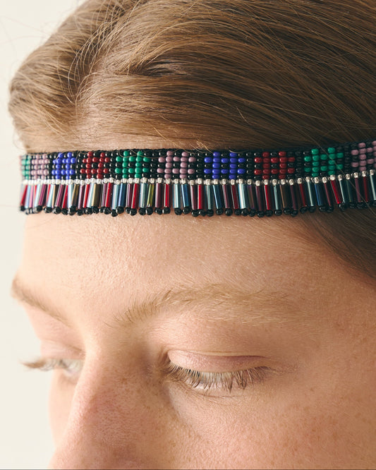 Традиційна бісерна прикраса - {МАЛЬВИ}