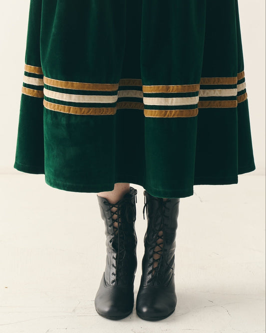 Оксамитова спідниця "Борщівська" на три стрічки